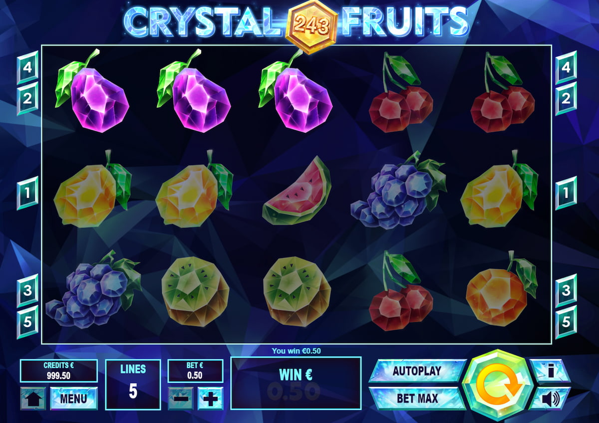 243 Crystal Fruits Reversed Slot