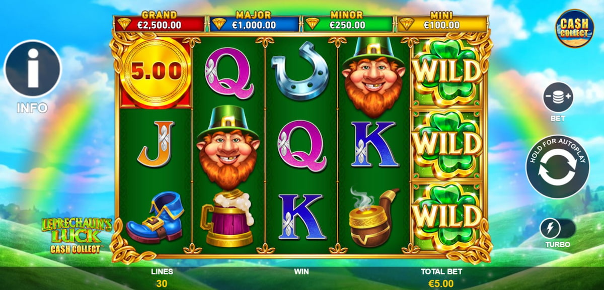 Leprechanun's Luck Cash Collect Slot