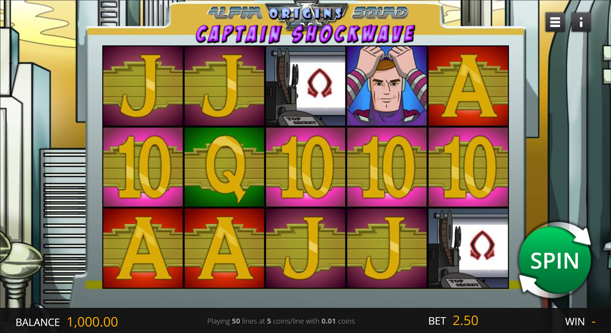 Captain Shockwave Slot