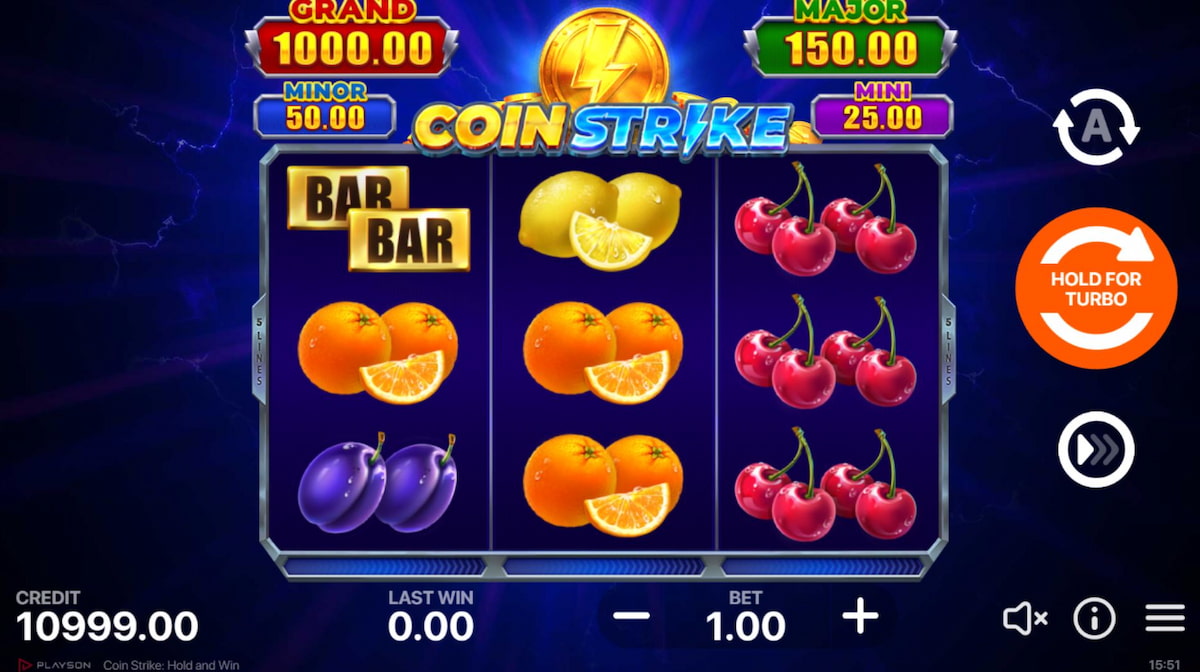 Coin Strike Hold & Win Slot Review