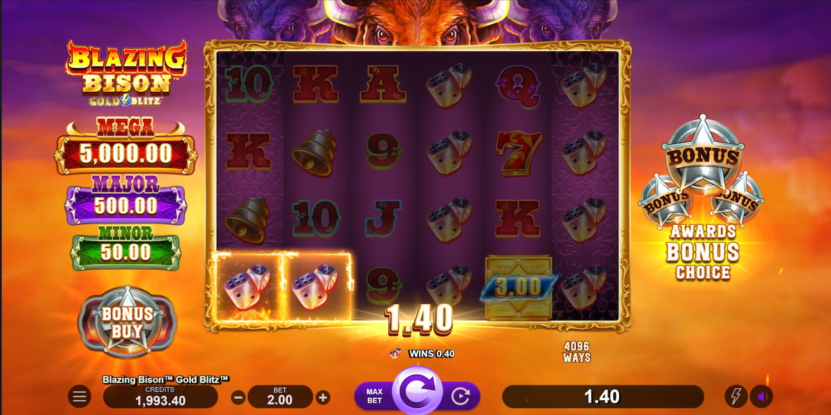 Blazing Bison Golden Blitz Slot Review