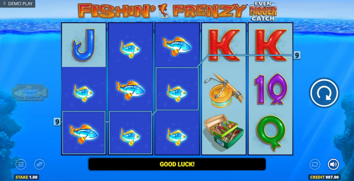 Fishin' Frenzy Even Bigger Catch Slot Review