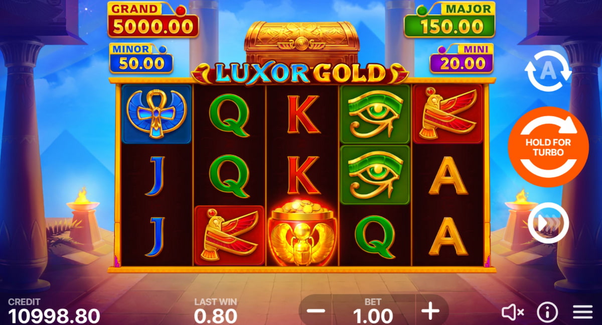 Luxor Gold: Hold and Win Slot